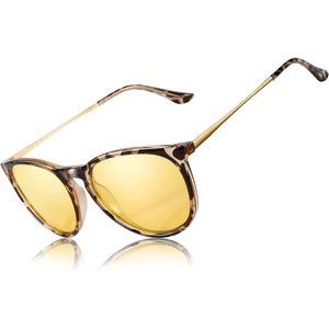 Women's Glasses for Driving, HD Polarized Safety Nighttime UV Protection